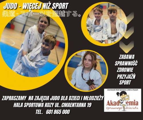 Ruszamy z zajęciami treningowymi sekcji judo  